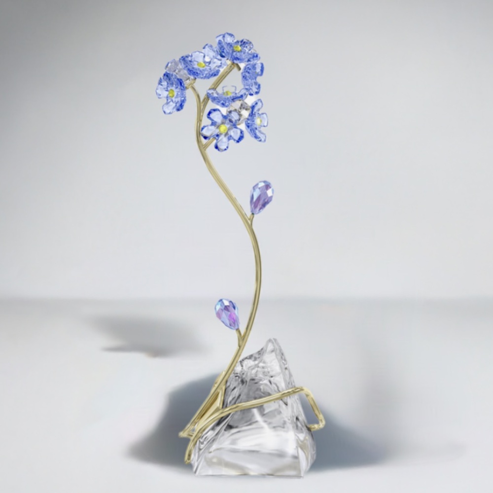 Swarovski 5666971  Florere Forget-me-not Flower Blue, Perfect, No original box